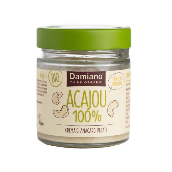 Creme de Caju Acajou Biológico Damiano 180g