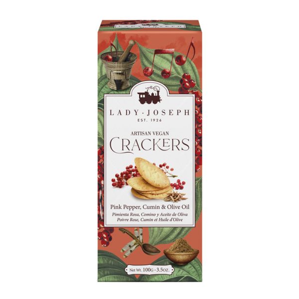 Crackers de Pimenta Rosa