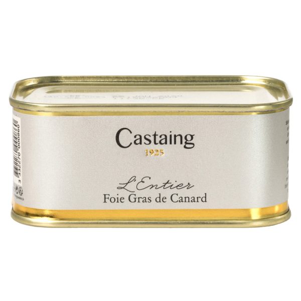 Castaing Whole duck Foie gras tin 200g