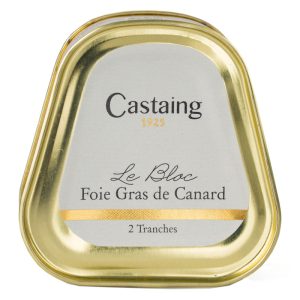 Bloco de Foie Gras de Pato em Lata 2 Fatias Castaing 75g