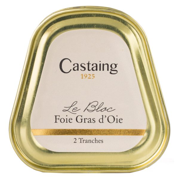 Bloco de Foie Gras de Ganso Lata 2 Fatias Castaing 75g