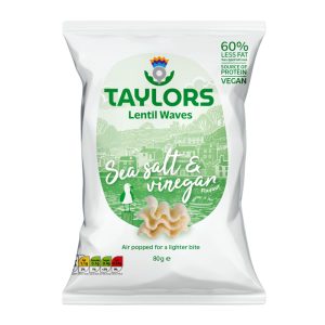 Taylors Snacks Salt & Vinegar Flavour Lentil Waves 80g