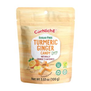 Corniche Turmeric Ginger Chewy Candy Orange 100g