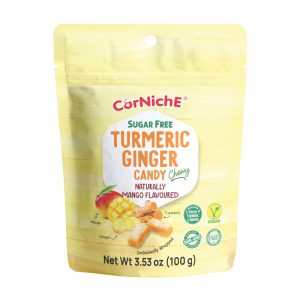 Corniche Turmeric Ginger Chewy Candy Mango 100g