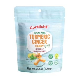 Corniche Turmeric Ginger Chewy Candy Mint 100g