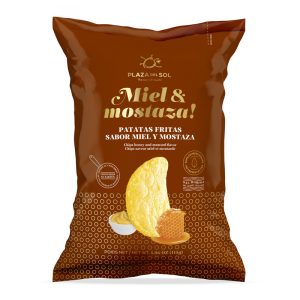 Plaza del Sol Potato Chips with Honey and Mustard Flavor 115g