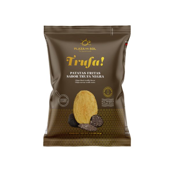 Plaza del Sol Potato Chips with Black Truffle Flavor 40g