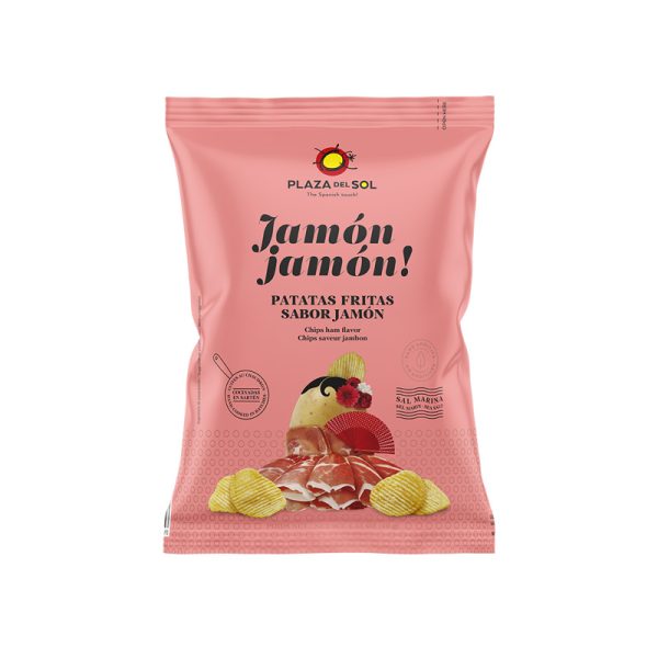 Batatas Fritas Jamon Jamon com sabor a Presunto Plaza del Sol 40g