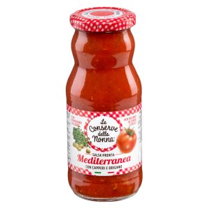 Molho Mediterrânico de Tomate com Alcaparras e Orégãos Le Conserve della Nonna 350g