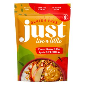 Just Live A Little Peanut Butter and Red Apple Granola 360g