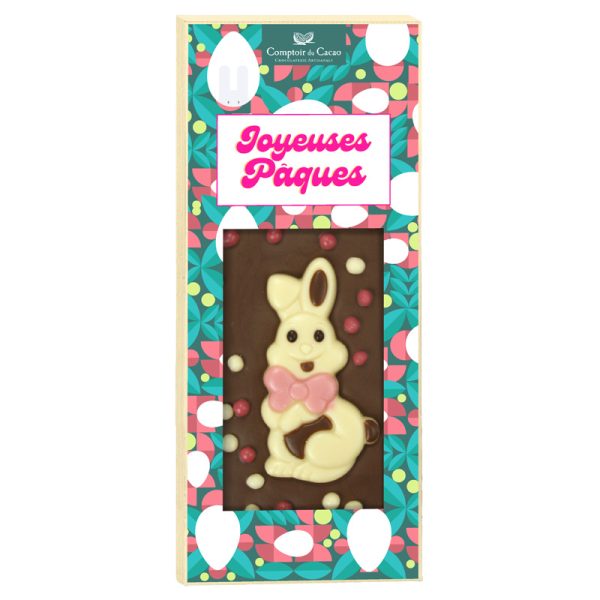 Chocolate de Leite Coelho Páscoa Comptoir du Cacao 90g