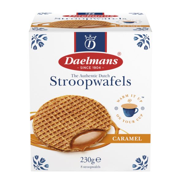 Daelmans Caramel Stroopwafels Cube 230g